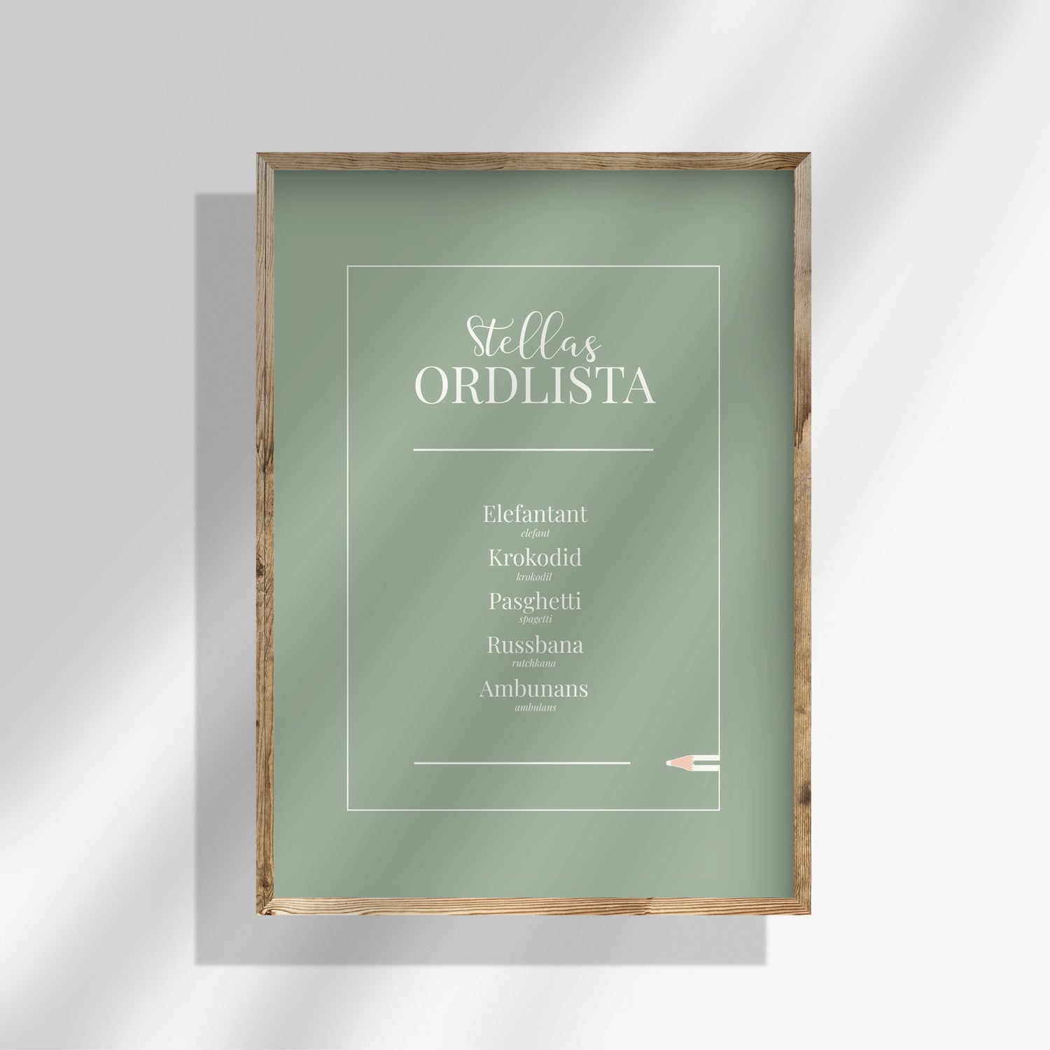 Ordlistposter – en unik typ av personlig barnposter