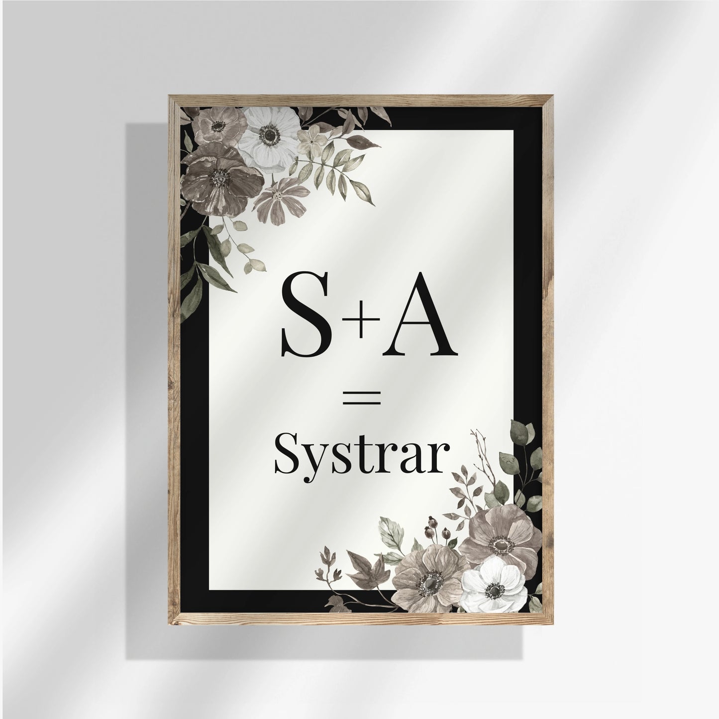 Syskonposters. Finns i flera färger.